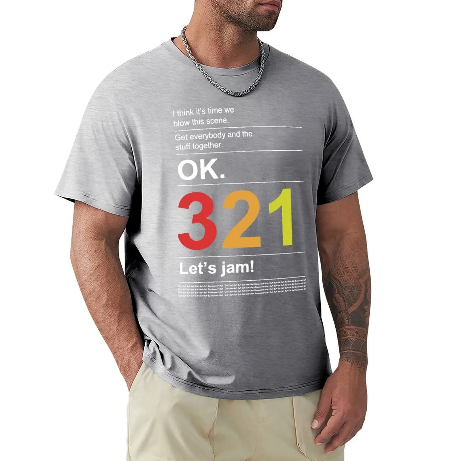 thumbnail image 1 of Tank Cowboy Bebop T-Shirts Men Anime Manga Letters Print Leisure Pure Cotton Tees Crewneck Short Sleeve T Shirt Printed Clothes, 1 of 5