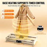 Portable Foldable Clothes Dryer with Timer Function for Home Apartments and RV Use Large Capacity Electric Drying Rack with Eas 6