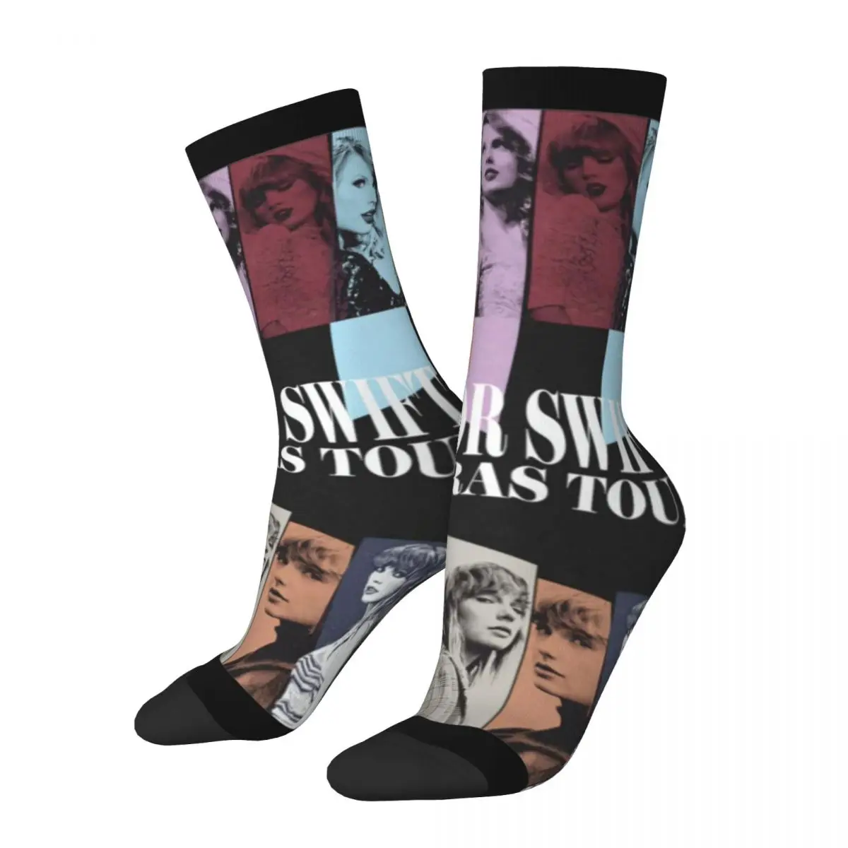 

New Men's Socks Harajuku The Eras Tour Taylor Swiftie Sock Midnight Album Graphic Women Socks Spring Summer Autumn Winter