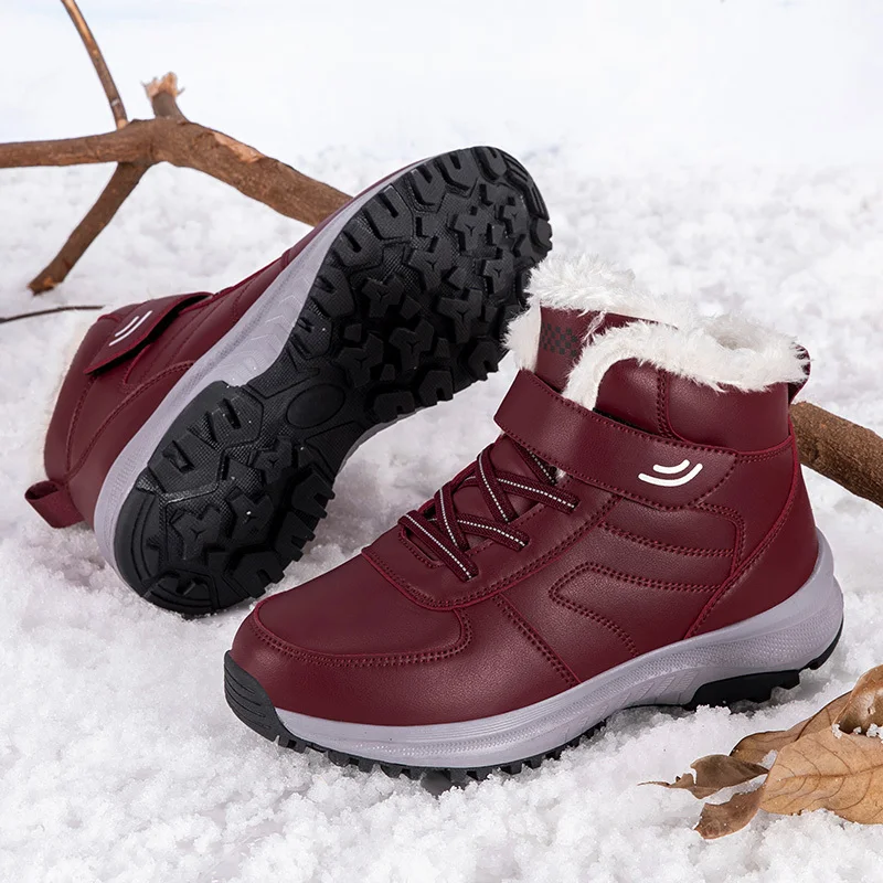 

Men Boots Women Winter Snow Boots Light Nonslip Sneakers Man Comfortable Casual Shoes Waterproof Boots High Quality Cotton Shoes