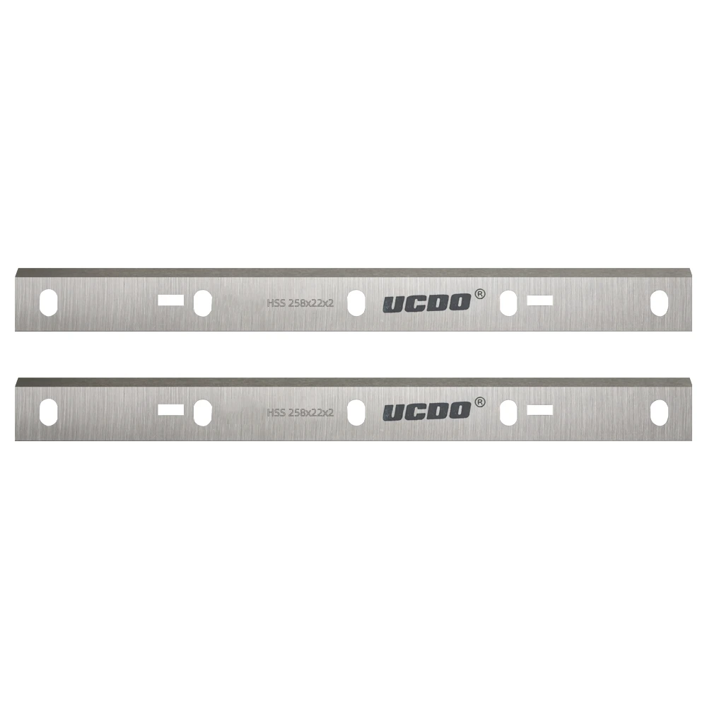Planer Blades 1 Pair HSS Planer Blade 258x22x2mm Thickness Planer Knife Spare Part For Scheppach HMS1070 Bernardo PT-250