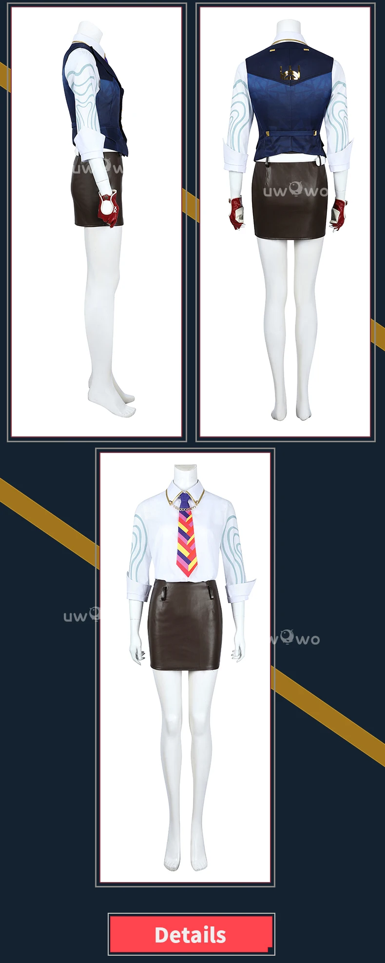 Game Valoranttt Female Chamber Cosplay Kostüm Halloween Anzug 4