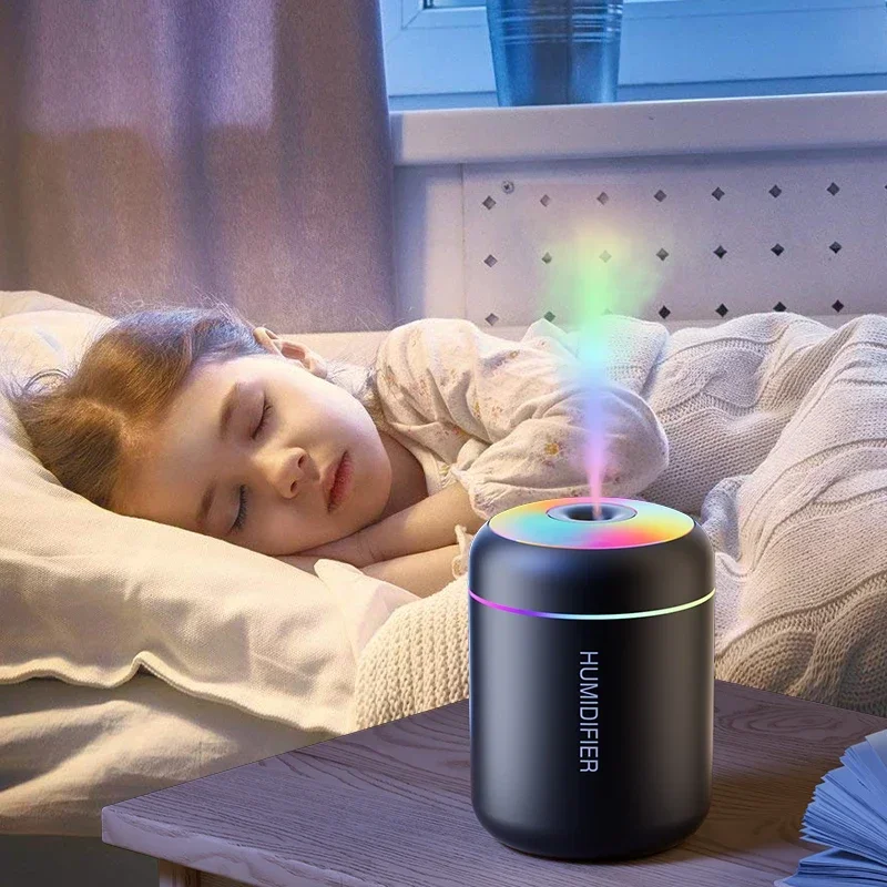 Car home bedroom Mini air humidifier USB electric 180ML aroma diffuser Essential oil purifier Aromatherapy mist machine