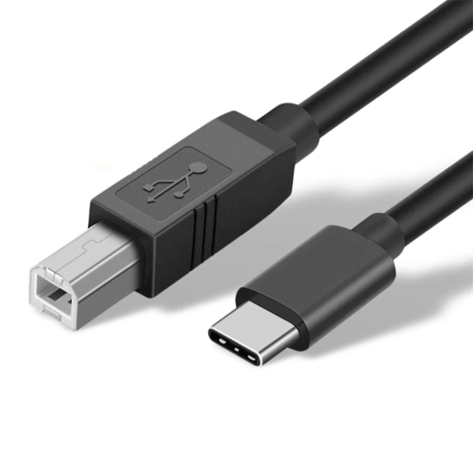 USB Typ C auf USB Typ B 2.0 Kabel für neue MacBook Pro HP Canon Brother Epson Dell Samsung Drucker Typ C Drucker Scanner Kabel – Detail 7