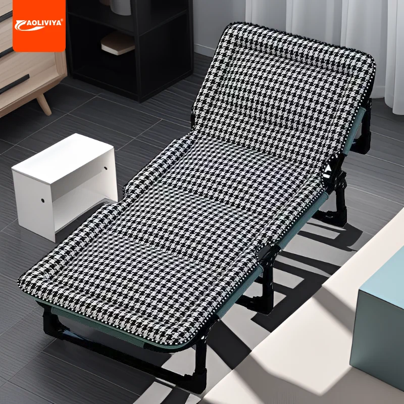 Aoliviya 싱글 소파 침대, 사무실 낮잠, 정오 휴식 침대, 간단한 가정용 접이식 침대