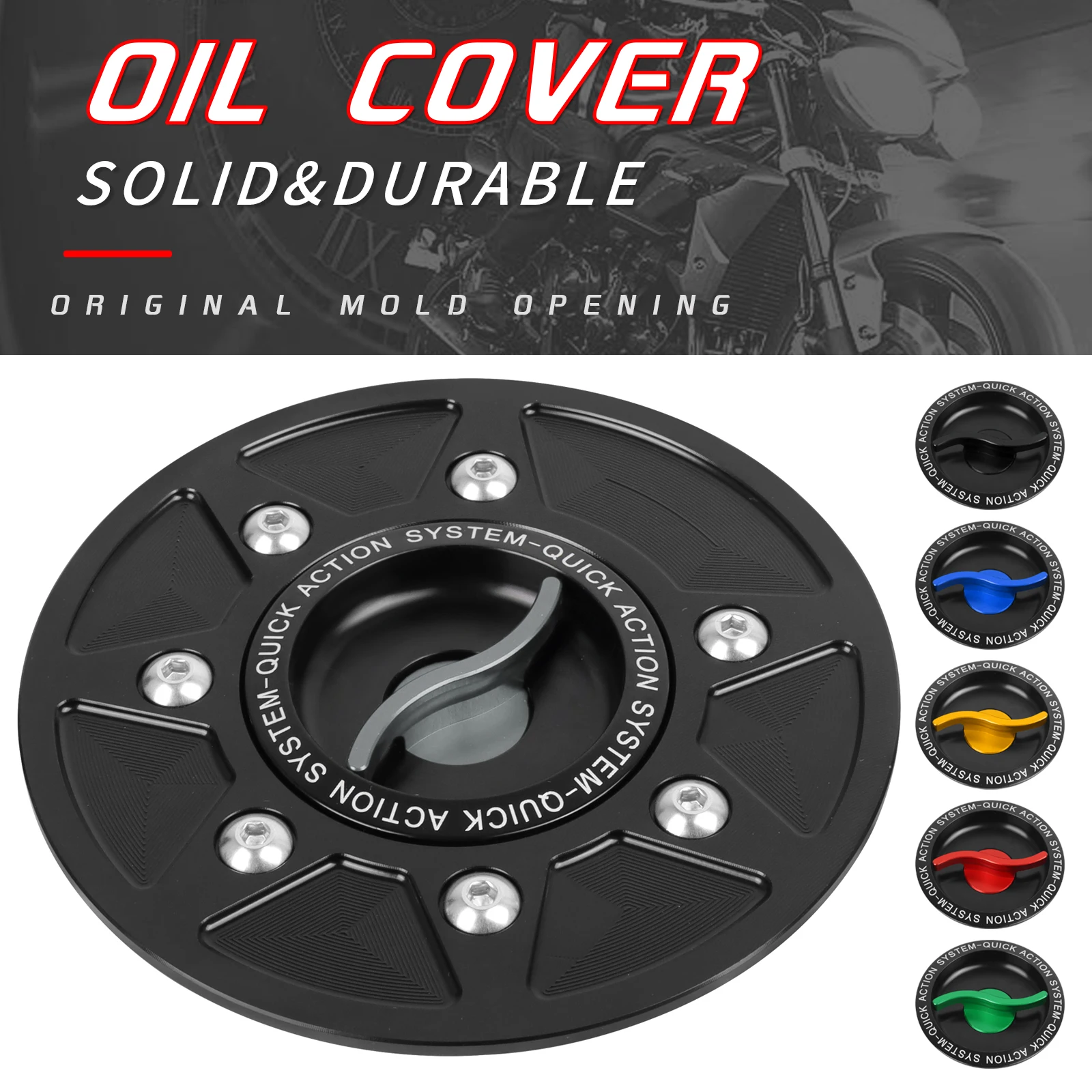 TWM Keyless Quick Release Action Blue Fuel Cap for Honda CBR 1000 RR