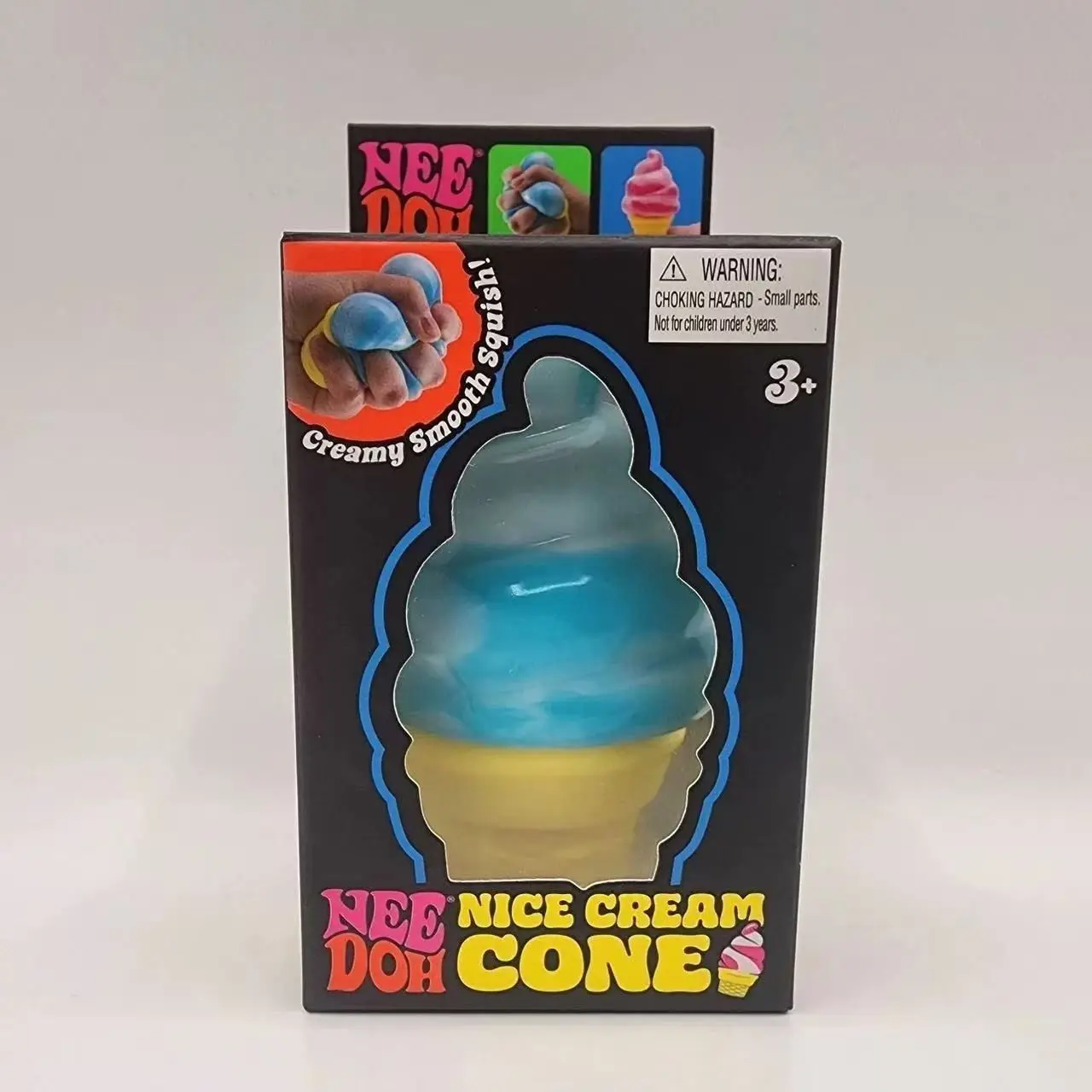 Schylling Needoh Ice Cream Sensory Stress Relief Block Pinch Relief Puzzle Solve