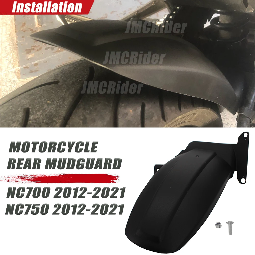 

For HONDA NC700 NC750 S / X Motorcycle Fender Rear Extender Hugger Mudguard NC750S NC750X NC700S NC700X NC 750 700 2012-21