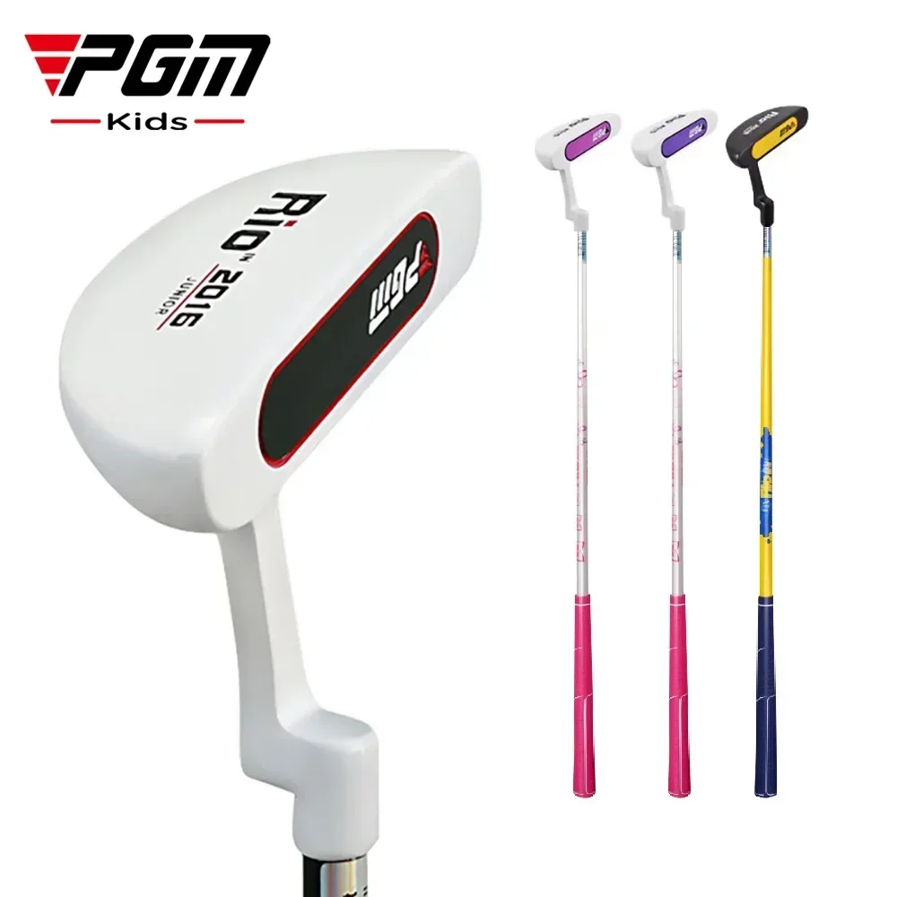 

PGM Boys Girls Kids Golf Club Stainless Steel Putter Children's Zinc Alloy Head Carbon Fiber Children's Golf Trainer JRTUG004