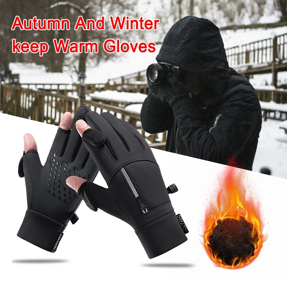 Winter Waterproof Men's Gloves Windproof Sports Fishing Touchscreen Driving Motorcycle Ski Non-slip Warm Cycling Women Gloves hot sale winter gloves for mens waterproof riding ski cold gloves unisex touchscreen non slip motorcycle heating warm gloves