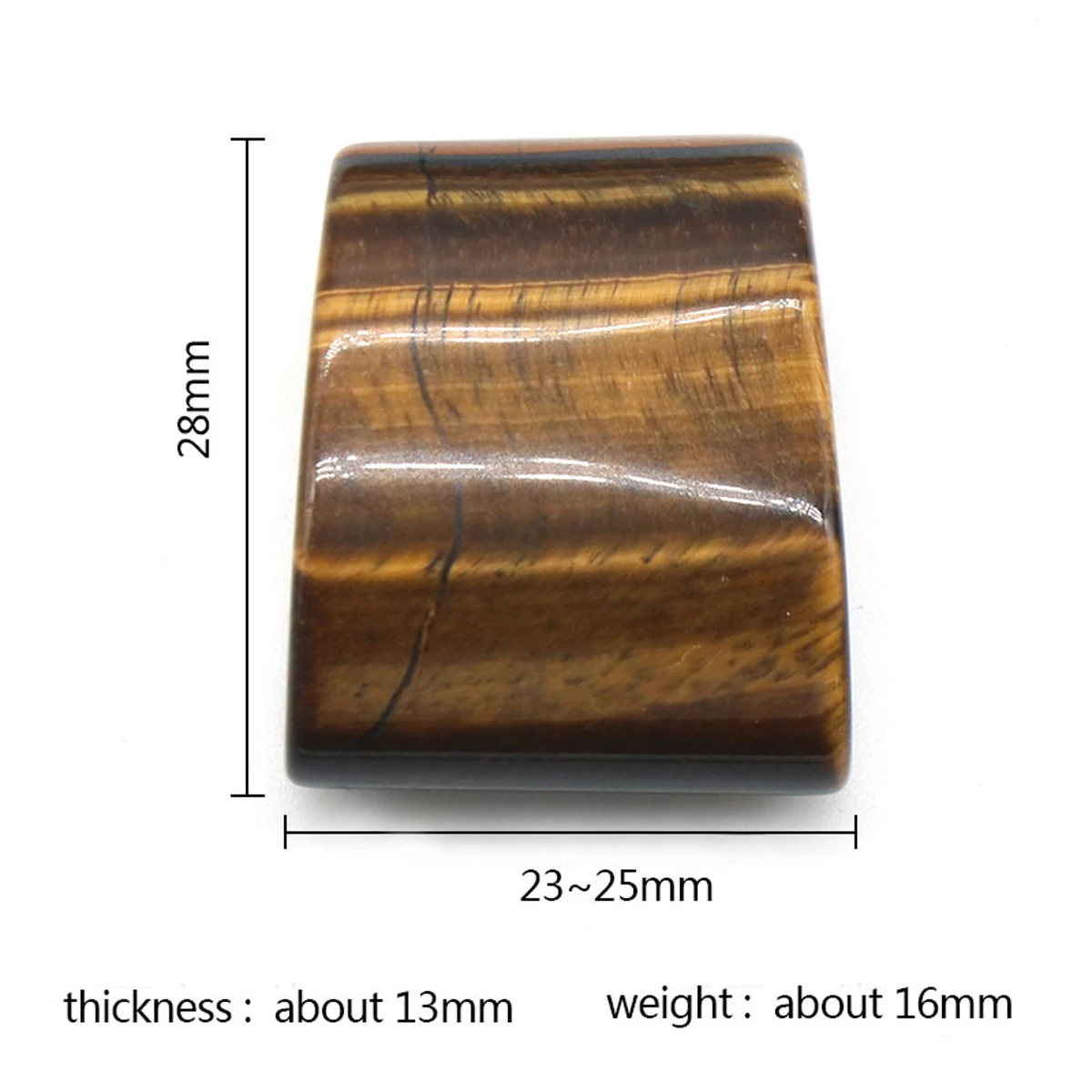 5 PCS Wholesale Natural Stone Pendant Necklace Simple Square Shape Crystal Agate Necklace Charm Jewelry Accessories