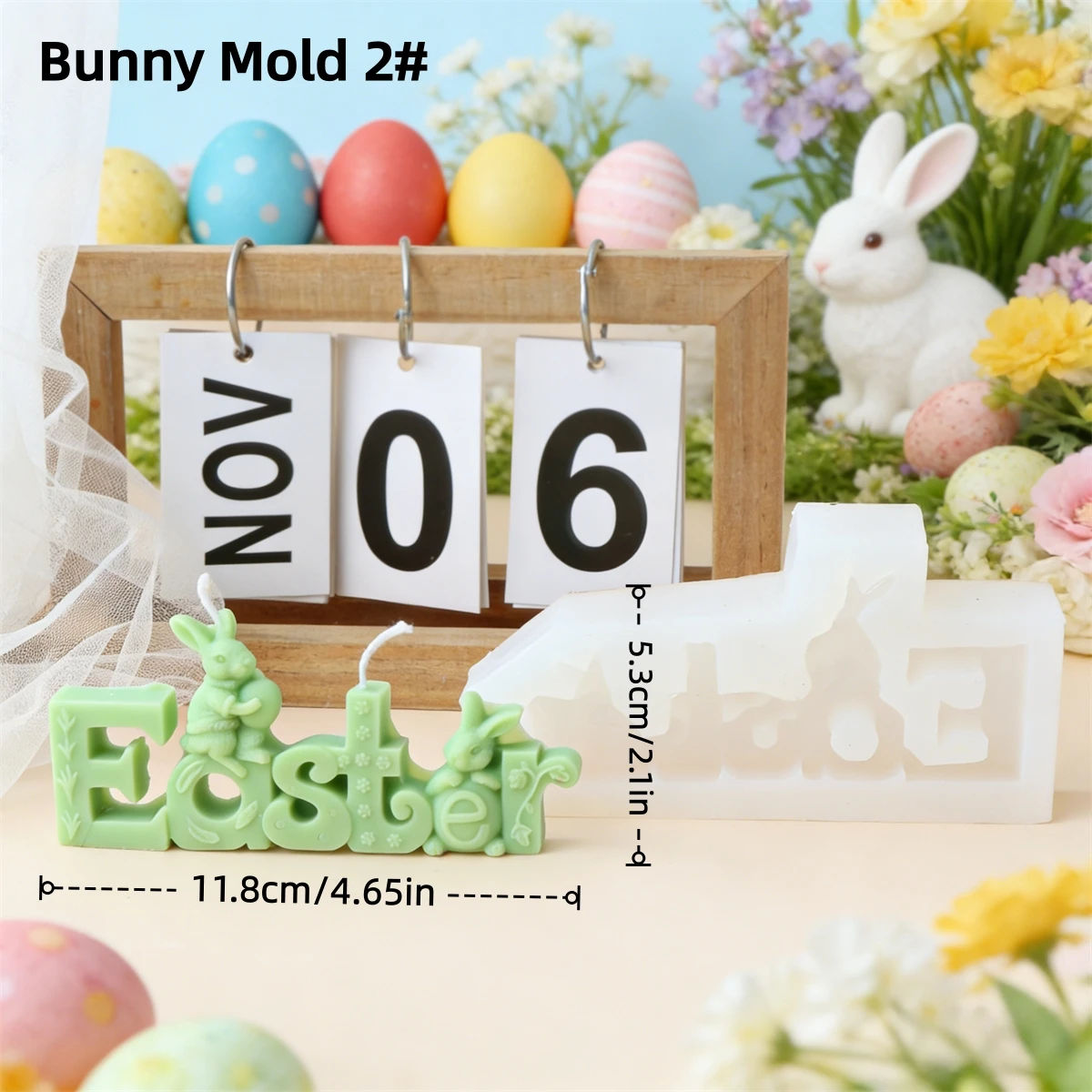 Easter Bunny Candle Mold 5