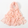 Nouveau Hijabs musulmans pour femmes écharpe mince châles unis Femme Musulman doux Viscose rayonne foulard islamique Turban bandeau 190x85 cm