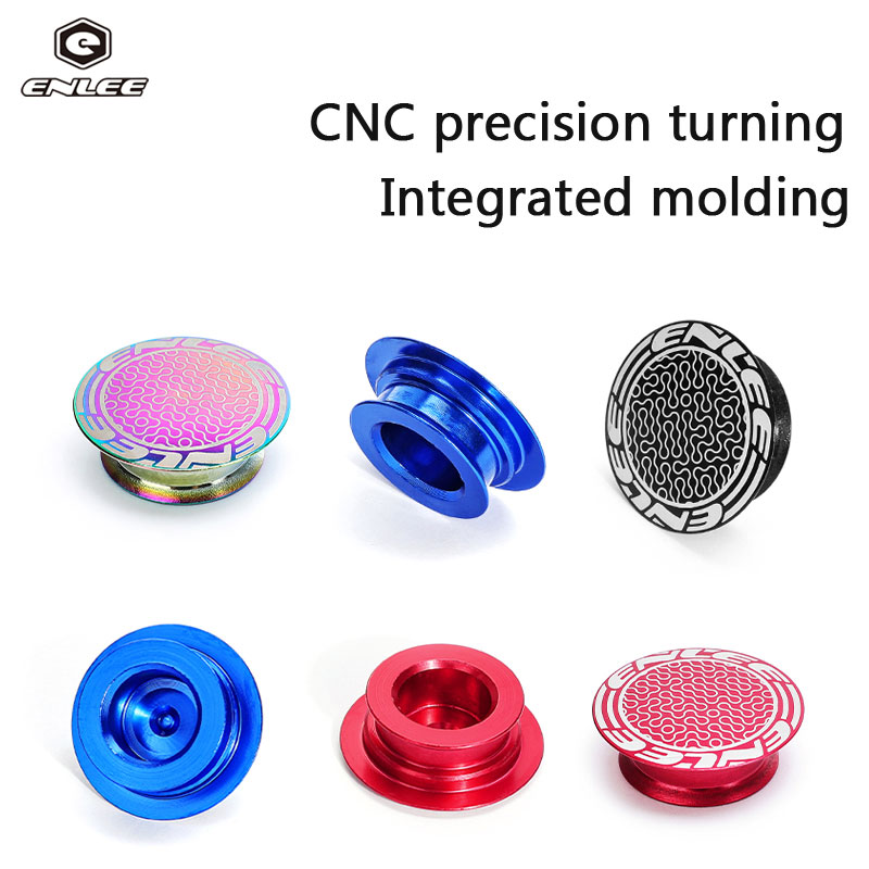 ENLEE Mountain Bike Crank Dust Cover EIEIO Hollow integrated Chainwheel Aluminum Alloy Cover For SHIMANO Road Bicycle Parts