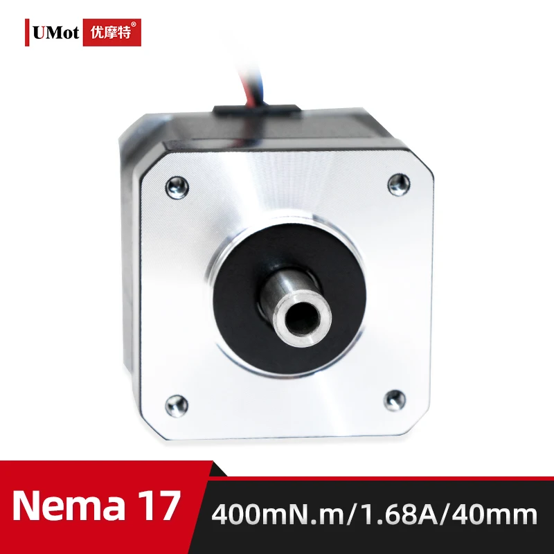 com corrente micro eixo oco atuador rotativo altura 168a 40mm nema 17 02