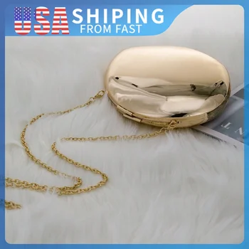 Free Shipp Fashion Women Clutch Bag Chain Shoulder Crossbody Wallet Shell Evening Banquet Bag Bride Wedding Handbag Party Mini