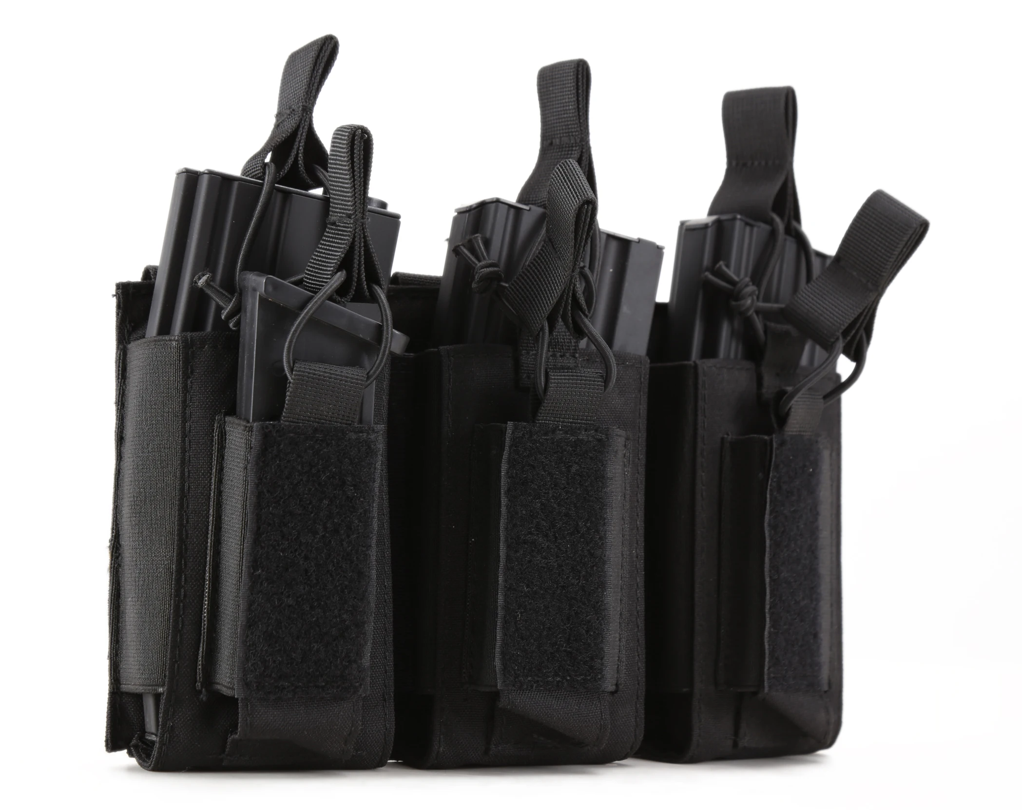 Tactical Mag Holder Triple Mag Pouch Open-Top Mag Pouches Magazintaschen für M4 M16 AK Molle Rucksack Jagdausrüstung – Detail 21