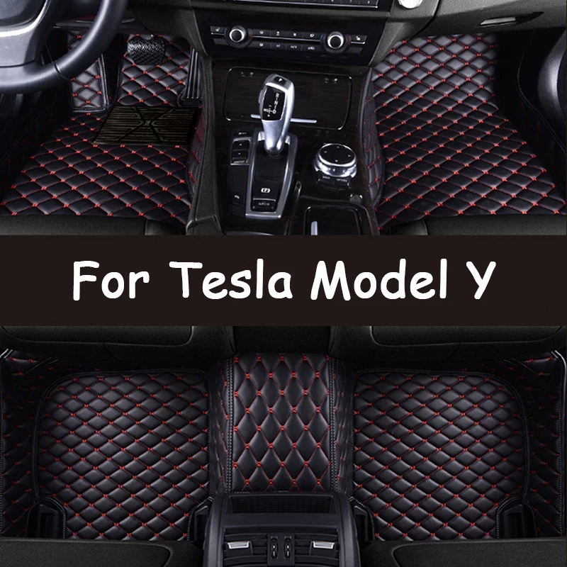 

Автомобильные коврики Tesla Model Y, коврики для ног, аксессуары для автомобиля