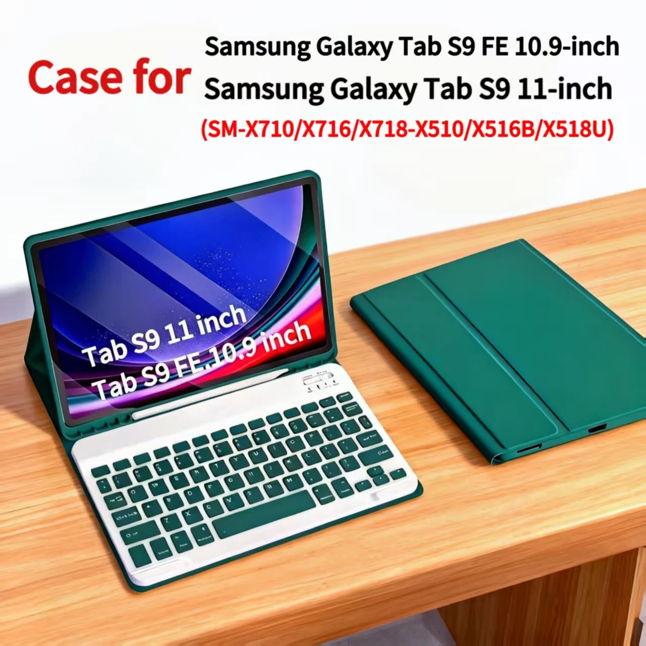 Detachable Bluetooth Keyboard Case