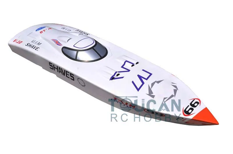 DTRC Toucanhobby G26IP1 26CC White Prepainted Gasoline KIT RC Boat Hull Only for Advanced Player 5