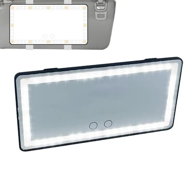 차량용 LED 조명 메이크업 거울, 선 바이저, 화장대 거울, 자동 베이비 뷰 거울, 터치 스크린, 트럭 차량용 LED 조명 거울