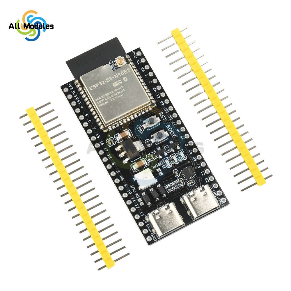 รูปสินค้า แผ่นพิมพ์พัฒนา ESP32-S3 สำหรับโปรเจกต์ IoT ขั้นสูง
