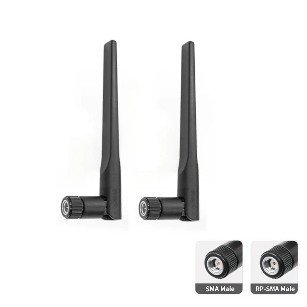 2PCS 2.4G/5.8G Wi-Fi 7 소형 로드 안테나 고이득 지그비 블루투스 마더보드 라우터 외부 안테나 SMA 커넥터