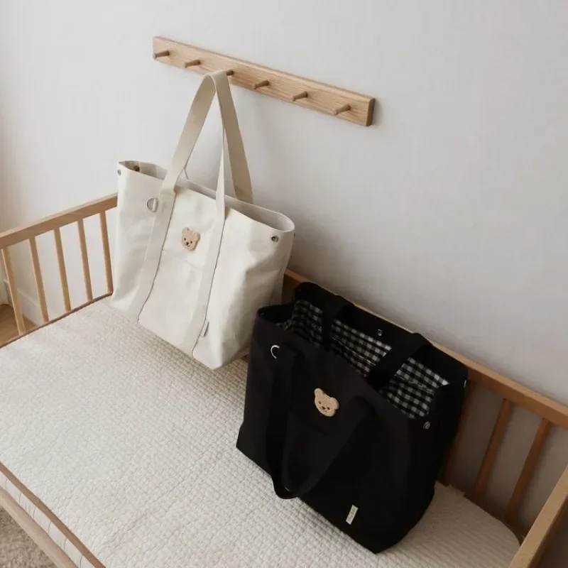 Large Maternity Bags for Baby Diaper Maternal Korean Quilted Mommy Bag Nappy Packs Toiletry Labour Luggage Bag Mom Travel Tote