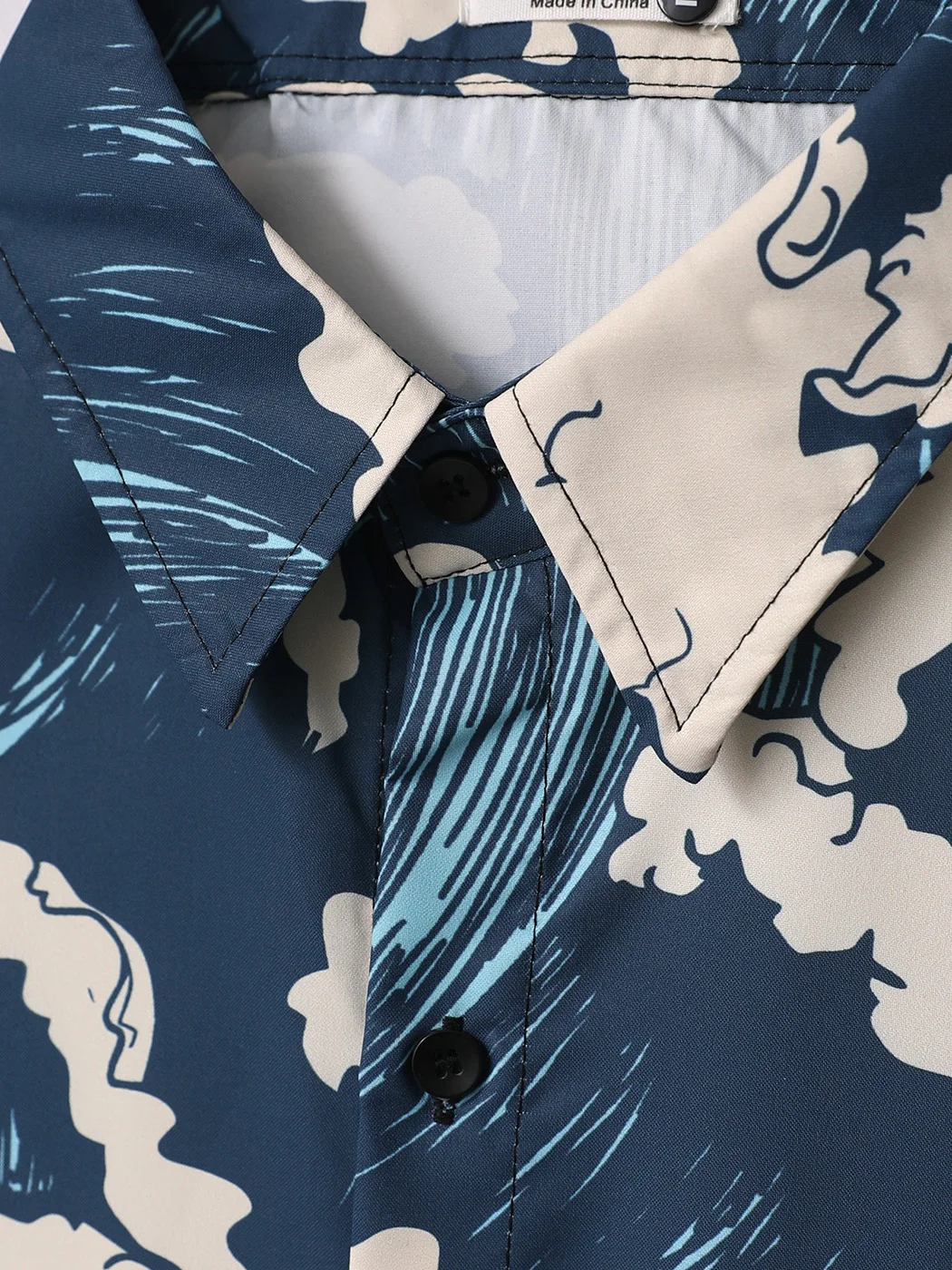 Men Casual Shirt Oversized Shortsleeve Summer Loose Cardigan Creative Printing Streetwear Japanese