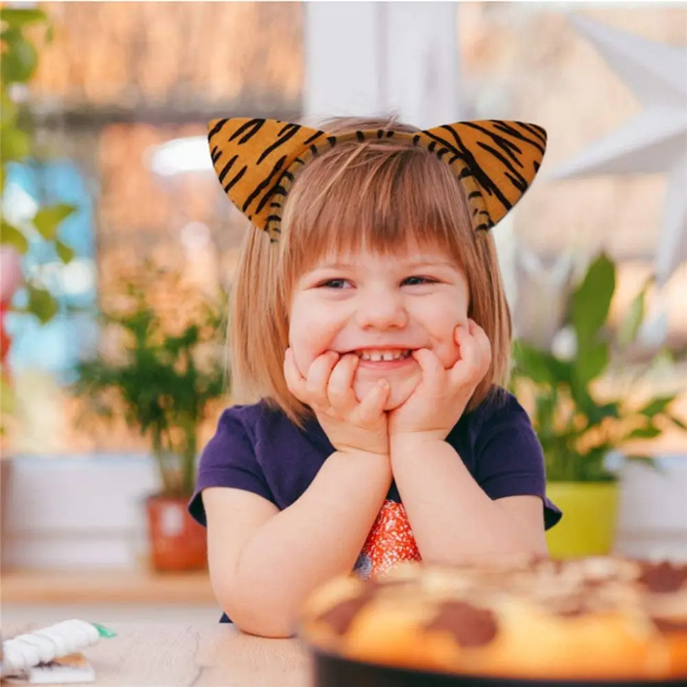 Plush Animal Ears Headband for Cosplay Party Supply