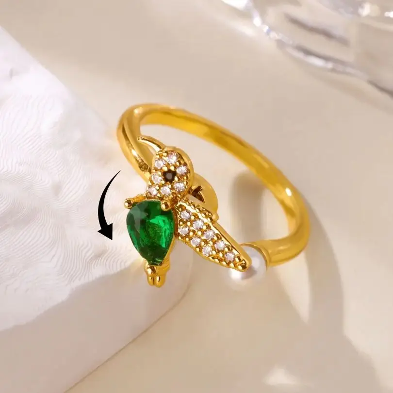 Zircon Rotatable Jewelry For Women