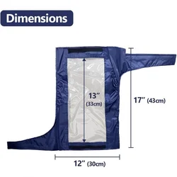 Waterproof Dustproof Windproof Electric Scooter Protector - Easy Install Cover (Blue)
