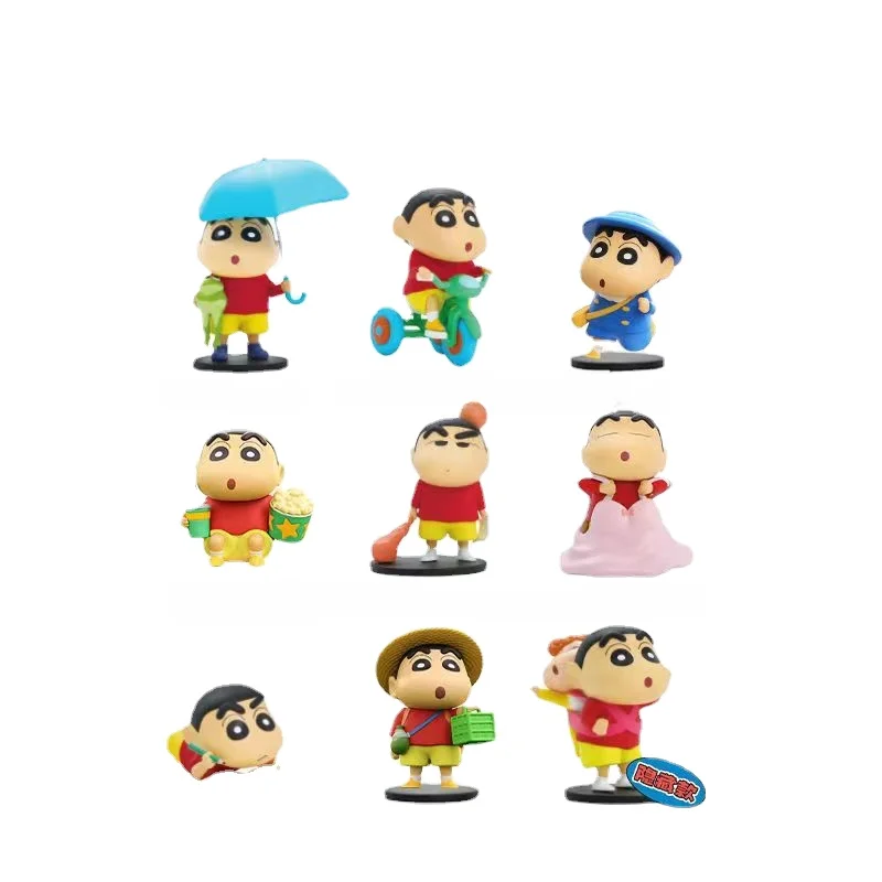 

Crayon Shinchan Blind Box Series Anime Peripherals Daily 3rd Generation Toys Cute Creative Trendy Play Figures Tabletop Gifts