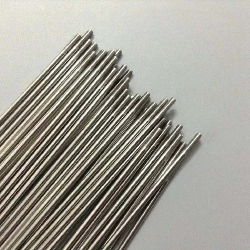 Bicycle spokes stainless steel spokes MTB 14G 2.0mm straight head straight pull round silver wire bicycle parts