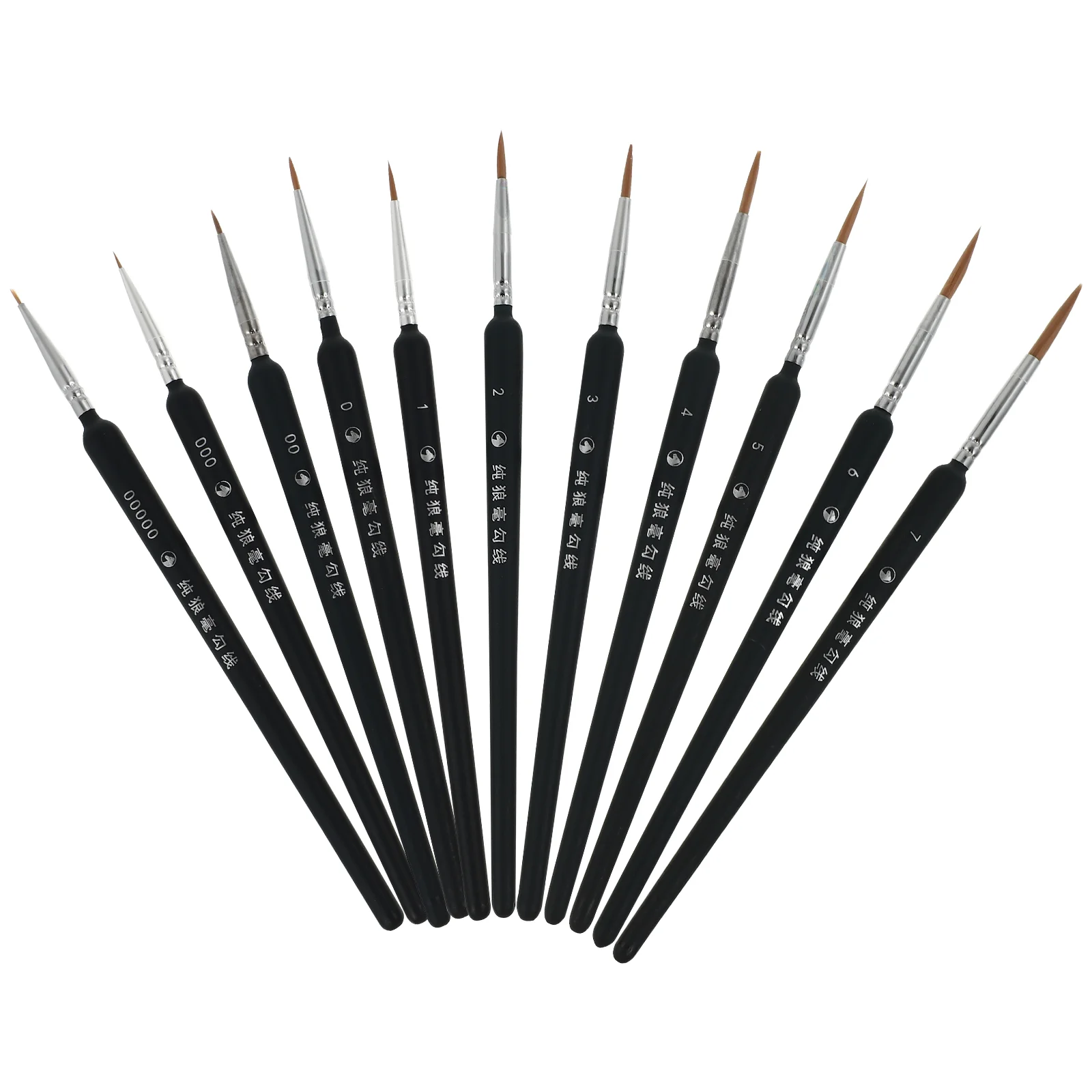 

11Pcs Detail Paint Brushes Watercolor Brush Pens Graffiti Brushes Drawing Paintbrushes