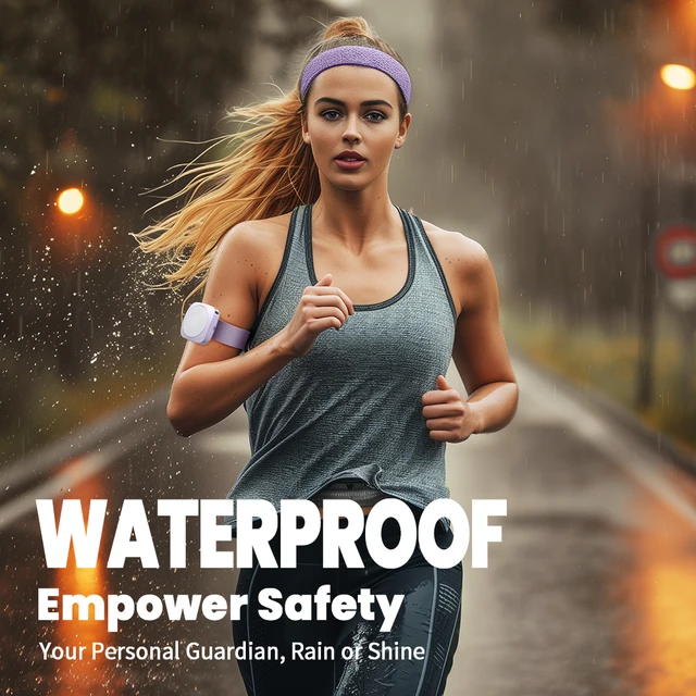 Elecpow 130dB Personal Self Defense Alarm With keychain 4 Light Modes LED Emergency Light Type-C Charging Women Security Alarm 5