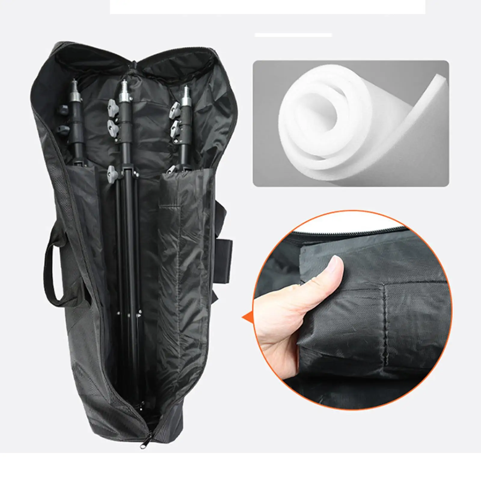 Portable Shoulder Bag Padded Tripod Bag for Umbrellas Mic Stand Light Stands