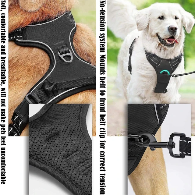 Dog Harness for Dogs No Pull Chest Harness Dog Traction Medium Dog Vest Adjustable Padded Vest Breathable with Reflective Tape 6