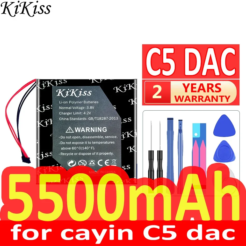 Мощный аккумулятор KiKiss 4000 мАч/6600 мАч для cayin C5 dac i5 N3 N6 Player N6ii A01 N 6 Mk2