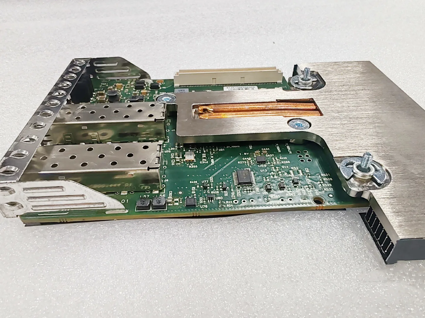 Dell R730 R730XD 용 오리지널 네트워크 카드, 광섬유 멜라녹스 CX4121C 칩, 0R887V CONNECTX-4, 25GB SFP + 2 포트, 10 기가비트