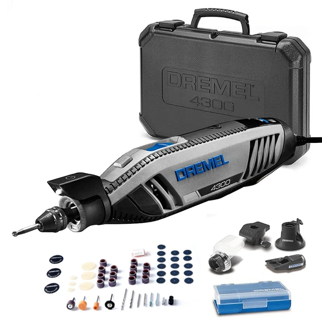 Dremel 4300 5/50 Rotary Tool Kit 175W Mini Electric Drill Grinder Engraving  Cutting Variable Speed 5000-35000 RPM Power Tools - AliExpress