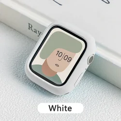 Premium Silicone Bumper Shell Protector for Apple Watch - Durable, Stylish Cover & Accessories (W)