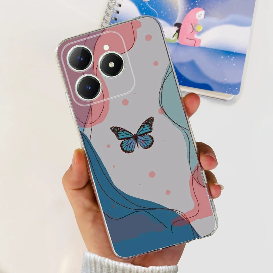 Cute Love Heart Soft Clear Silicone Protective Phone Case