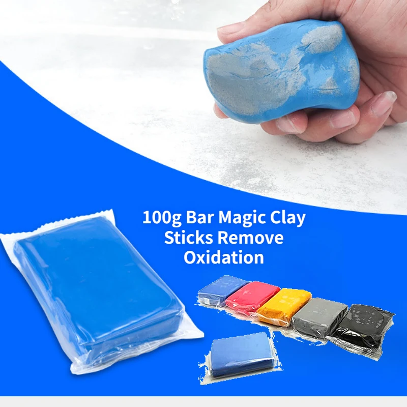 

100g Bar Magic Clay Sticks Remove Oxidation for Car Wash Slime Detailing Cleaning Supplies Cleaner Sludge Mud Dust Remover