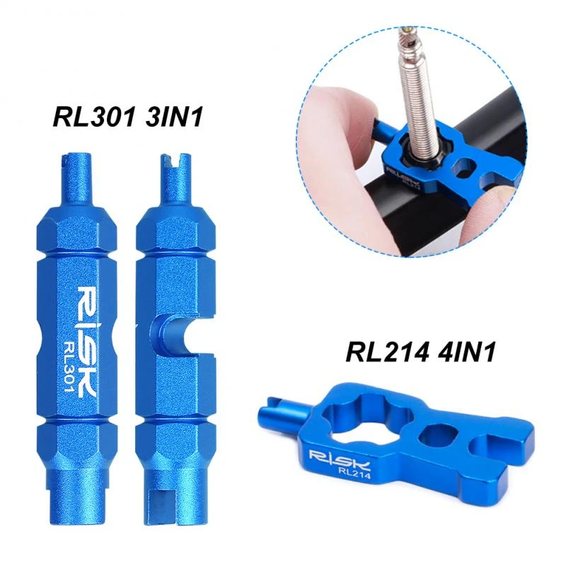 

Bike Inner Tube Valve Core Multi-purpose Wrench Outdoor Cycling Mountain Road Bike French Valve Extension Rod US Nozzle