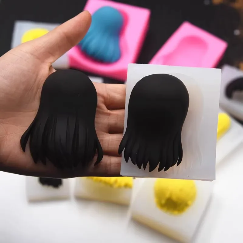 Silicone Clay Hair Mold 2