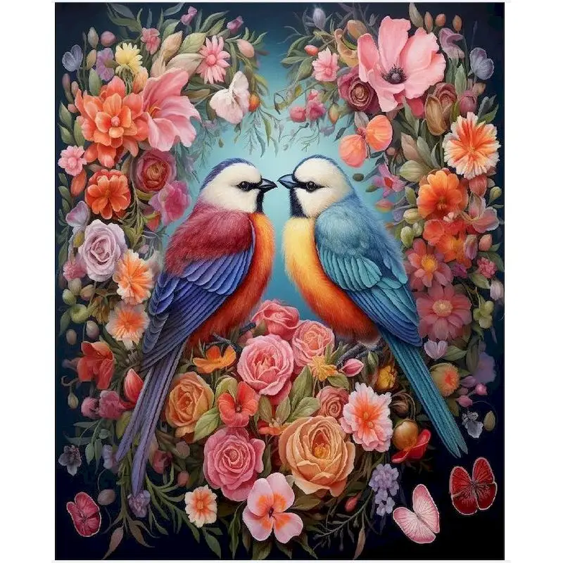 Vibrant Animal-Themed DIY Acrylic Painting Kit - Ideal for Home Decoration and Art Gifts