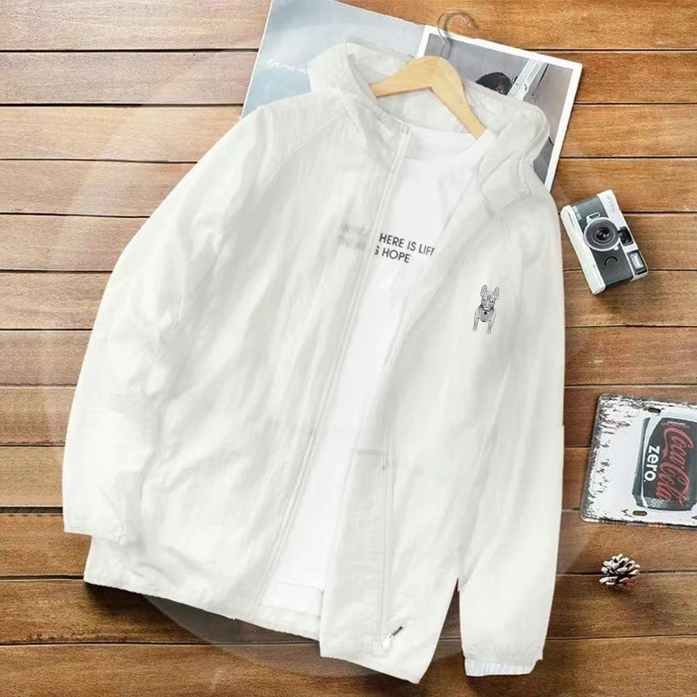 

Fashionable and casual men and women's ultra-thin raincoat, sun protection jacket, outdoor observer jacket, 2024 new model