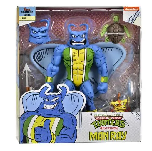 

Neca Tmnt Eastman and Laird's Teenage Mutant Ninja Turtles Adventures Manray Anime Action Figure Garage Kit Soldiers Model Toys