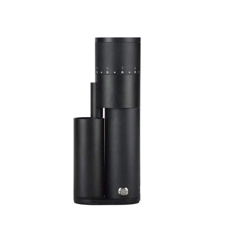 38-48mm Mini Electric Burr Espresso Coffee Grinder Portable Tin Coated Conical Burr Usb Coffee Grinder Single Dose Adjustable 2